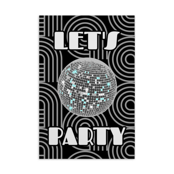 Postkarte “Let’s Party”